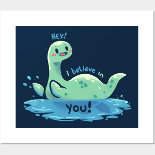 Nessie Believes in You Posters and Art